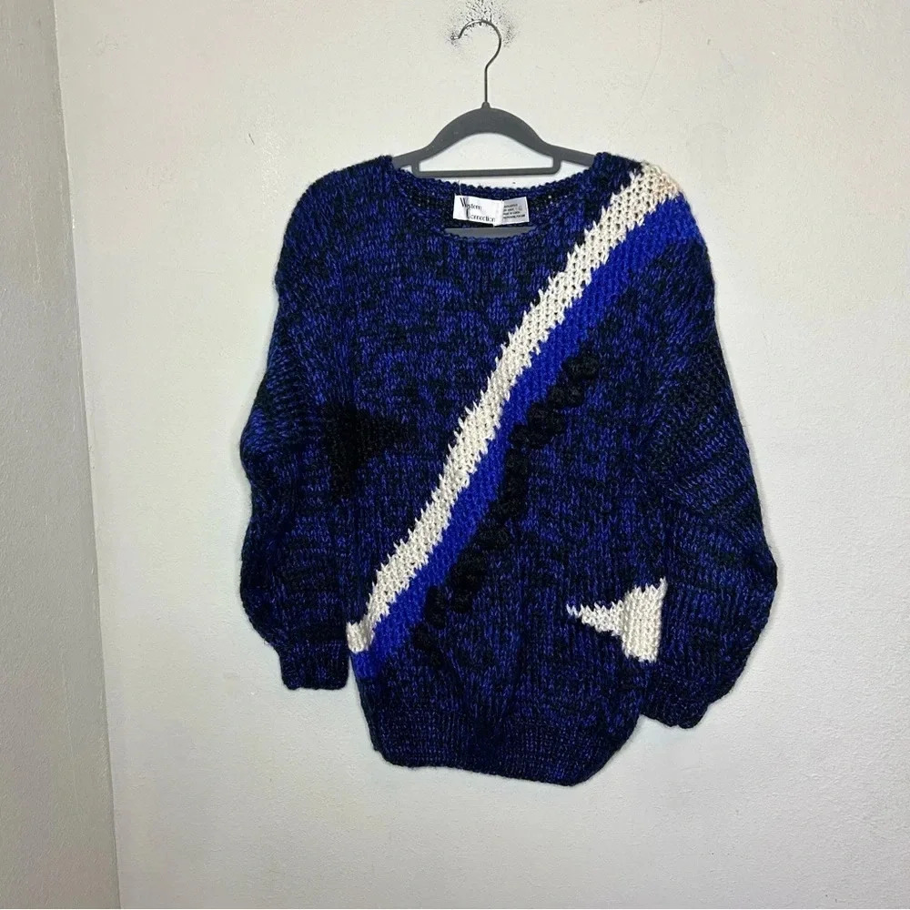 Vintage Western Connection Knit Sweater Size Large